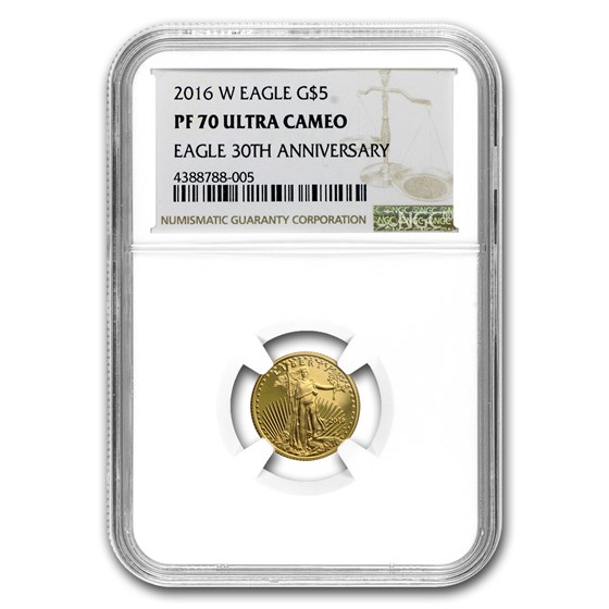 2016-W 1/10 oz Proof Gold American Eagle PF-70 NGC 2016-W 1/10 oz Proof Gold American Eagle PF-70 NGC